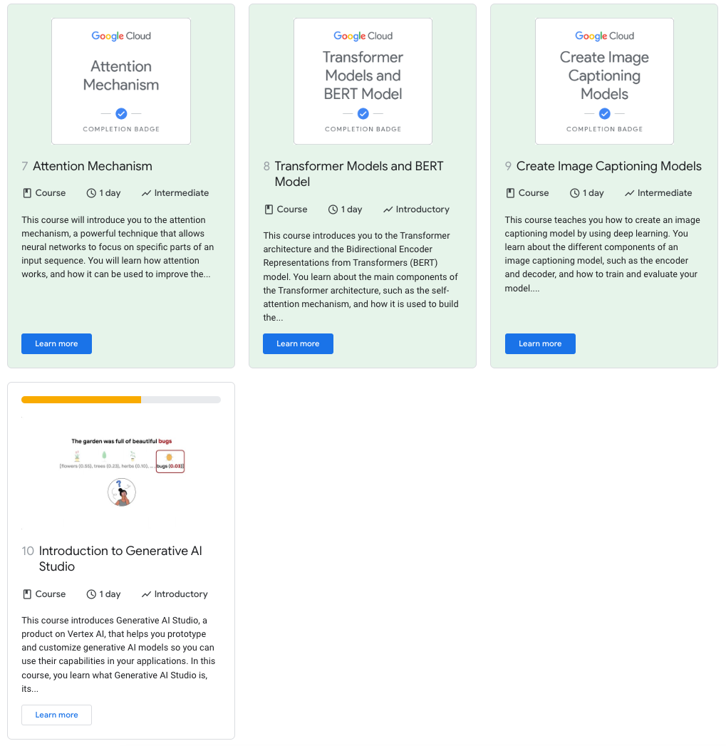 GenAI Learning Path