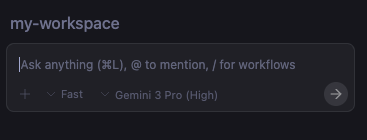 Antigravity agent side panel