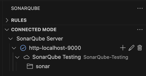 SonarQube Connected Mode