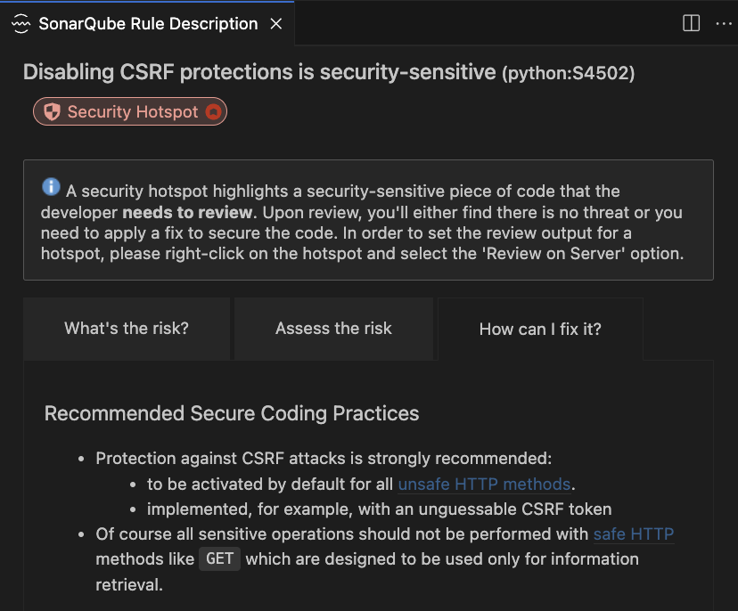 SonarQube issue1