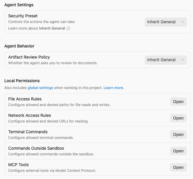 Project Permissions