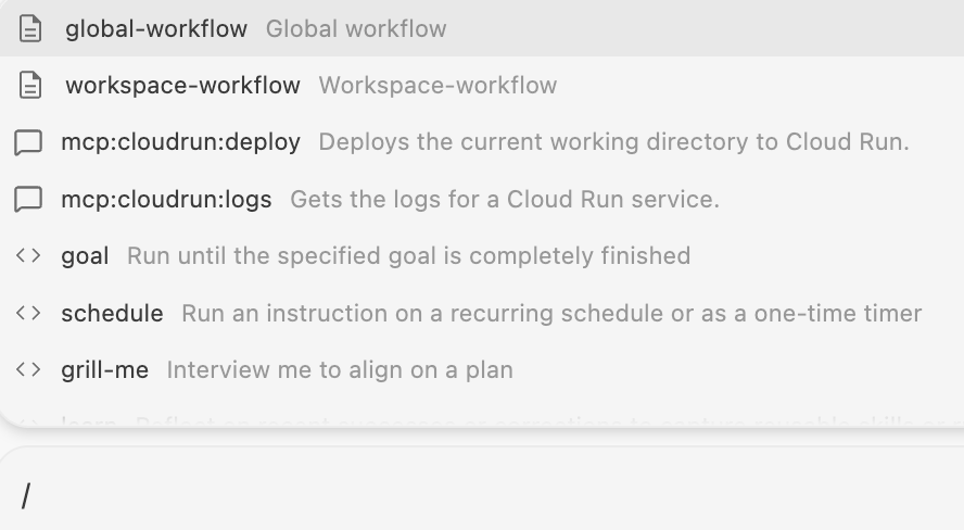 AGY IDE Workflows